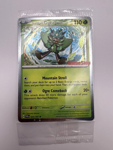 Teal mask ogerpon - mask, holo