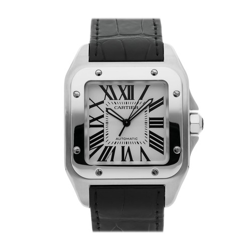 Cartier santos 100 steel - 100, auto