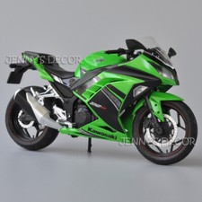 Modellino pressofuso scala 1:12 moto giocattolo Kawasaki Ninja 250 sport bike replica