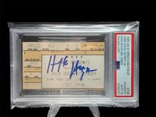 Biglietto firmato Hulk Hogan