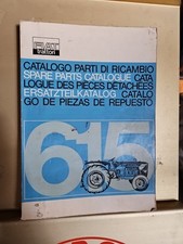 Catalogo Officina Originale 615 Trattori Fiat Parti Di Ricambio Anno 1967 *2ed.