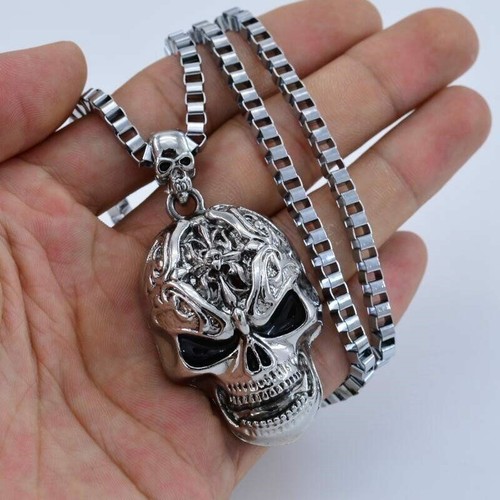 Collana uomo punk metallo - collana,
