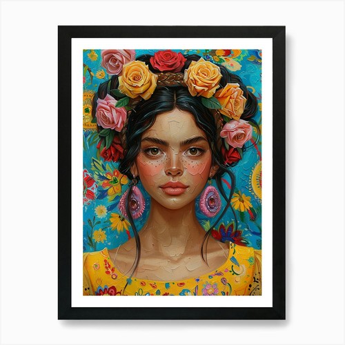Stampa artistica ragazza