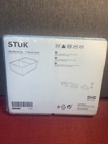 Scatola stuk ikea blu grigio - 1,