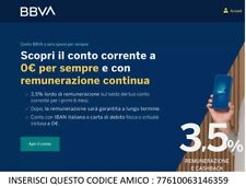 BBVA conto corrente-promozione