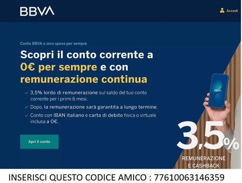 Bbva conto corrente promozione - conto, corrente-promozione