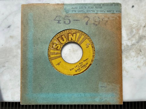 Elvis 1955 sun 217 baby - elvis,