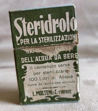 STERIDROLO MOLTENI FIRENZE. CONFEZIONE COMPLETA VINTAGE.