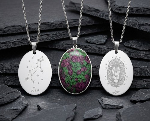 Collana cabochon zoisite - collana,