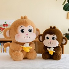Peluche Scimmia Banana Kawaii