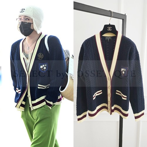 Cardigan chanel 26c blu navy - cardigan,