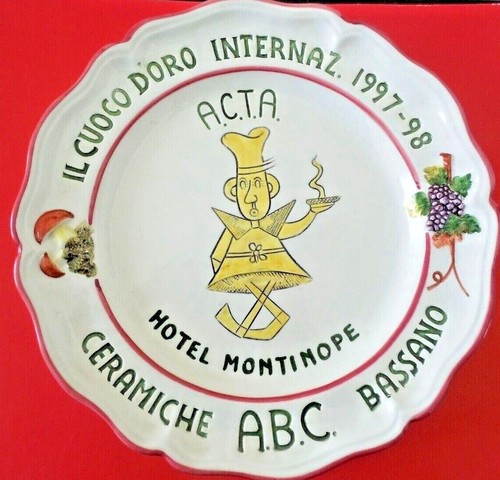 Piatto ceramica concorso il - in,