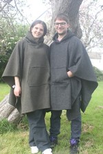 100% Wool Hooded Blanket Scout