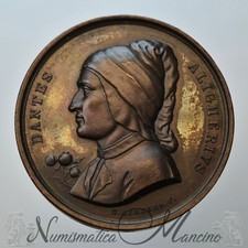 Medaglia Dante Alighieri - Serie Uomini Illustri italiani