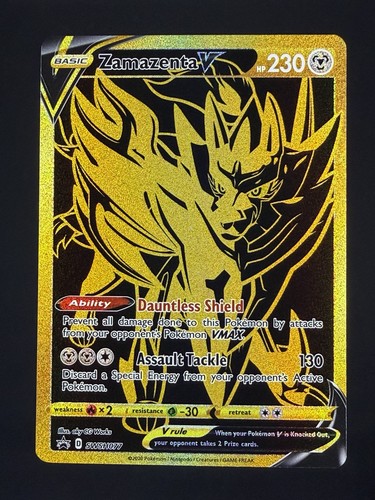 Carta pokemon zamazenta - carta,