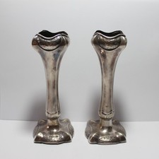 Coppia di vasi portafiori Liberty primi del 900 - Art Noveau - EPNS