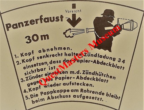 Adesivo testata panzerfaust - adesivo, 30