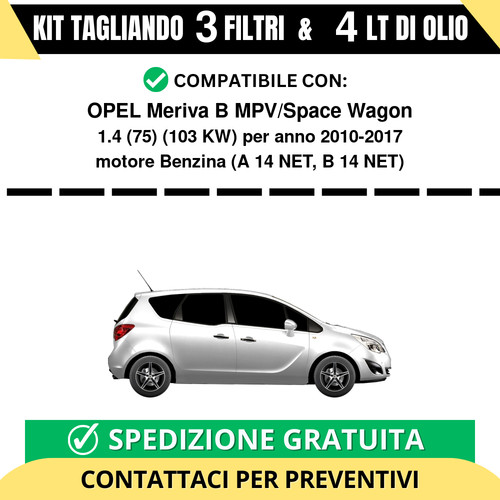 Tagliando per opel meriva - tagliando,