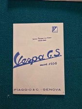 Brochure depliant vespa - vespa, gs