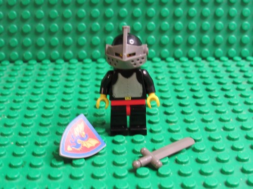 Lego vintage cavaliere nero - lego,