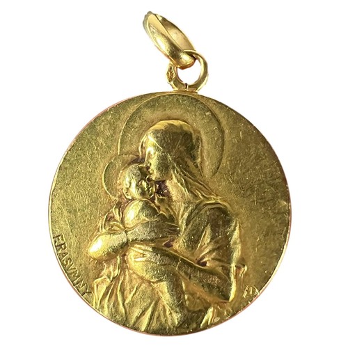 Ciondolo medaglia religiosa - , in