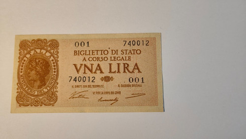 Lira italia laureata - 1,