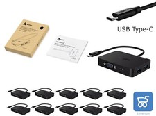 PACK 10 Usb Type-C Hub 4 USB
