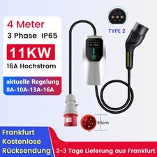 Tipo 2 16A 11KW cavo adesivo auto elettriche 3 fasi cavo di ricarica Wallbox ...