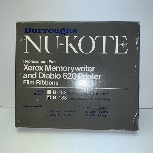 Burroughs kote xerox - burroughs,