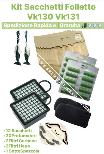 Sacchetti folletto vk130 131 - sacchetti,