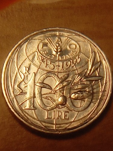 Moneta 100 lire - moneta,