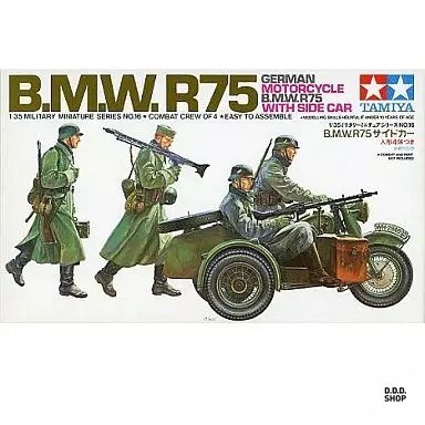 German bmw r75 sidecar - german,