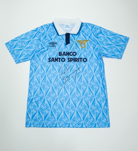 Paul gascoigne signed lazio - gascoigne,