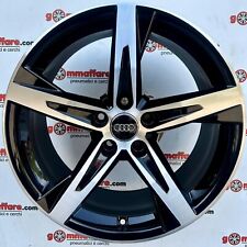 4 cerchi lega audi a4 a5 a6 a7 q5 r17 nero diamantato lt004328