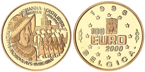 Francia 100 euro oro 1996 - francia,