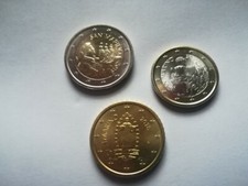 SAN MARINO (2019 + 2018) 2 + 1 Euro + 50 cent. FDC da rotolino nuove