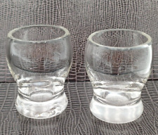 BICCHIERINI SHOT DA COLLEZIONE  - COPPIA - VETRO - VINTAGE '60/70