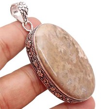 Fossil Corallo Gemma Placcato