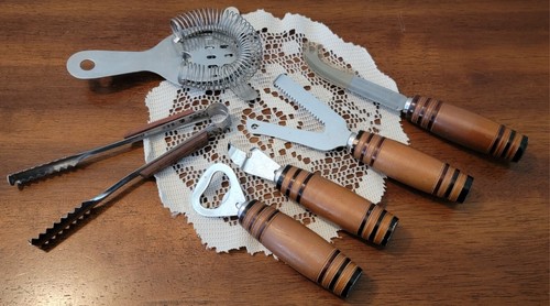 Set stoviglie bar manico in - stoviglie,