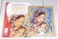 Quadri sacri a mezzo punto 8 MADONNA CON BAMBINO - Fabbri Stafil
