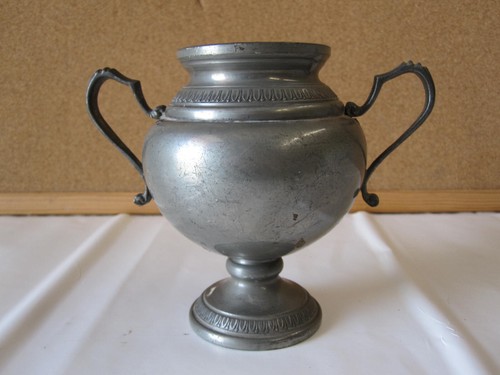 Vaso antico peltro - vaso, anfora