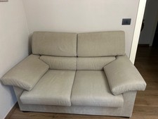 divano 2 posti usato tessuto sfoderabile 100% cotone, larghezza 158 cm