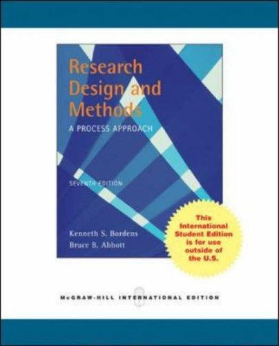 Research design and methods - and, a