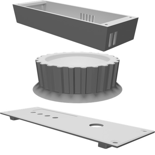Custodia pcb commutatore - pcb,