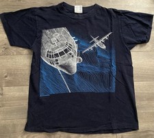 T-shirt vintage Blackbird Stealth Fighter F117 1986 grande maglietta militare C-130 Jet