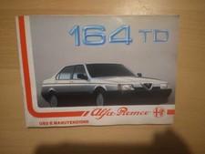 Alfa Romeo 164 Td Libretto Uso
