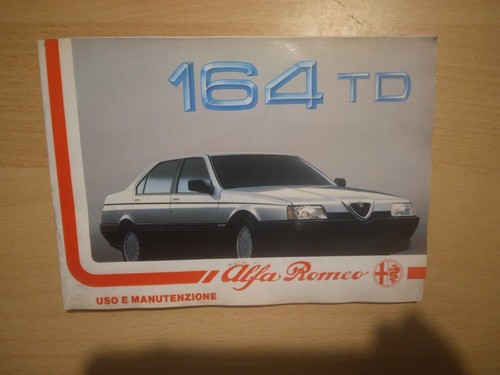 Alfa romeo 164 libretto uso - libretto,