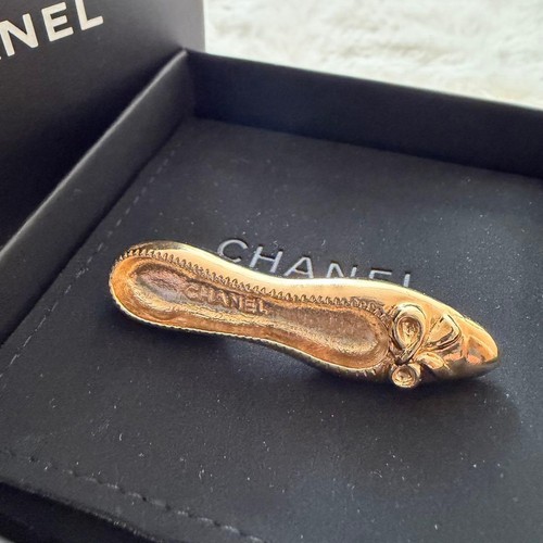 Scarpe ballerine chanel spilla - chanel,