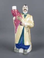 Statua uomo ceramica vaso