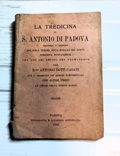 LA TREDICINA LIBRETTO ANTICO